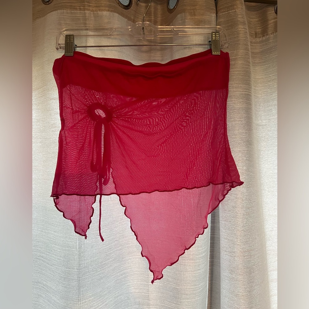 Pink crop top Size medium